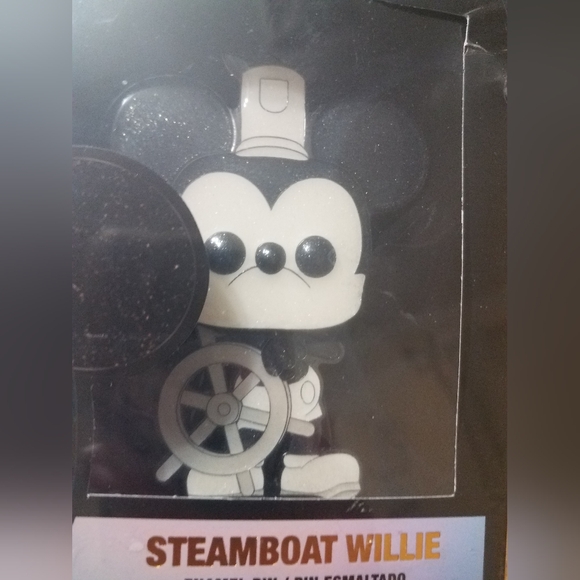 Disney 100 Steamboat Willie Pop Pin NIP - Picture 7 of 12